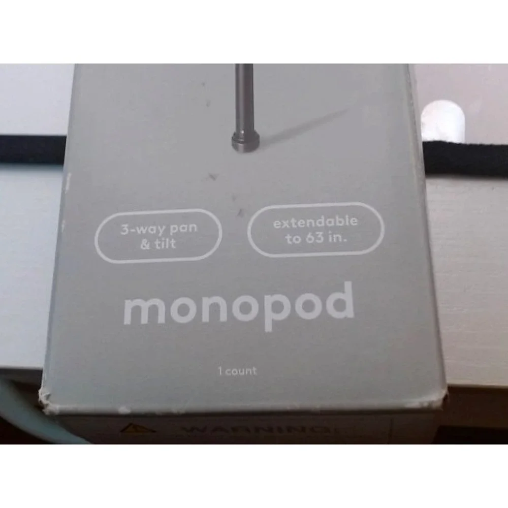Monopod - heyday™: Black 3-Way Panhead, Quick Release Plate, BRAND NEW IN BOX